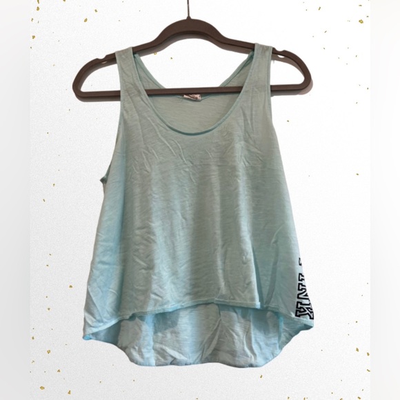 PINK Light Blue Tank Top - Picture 1 of 4